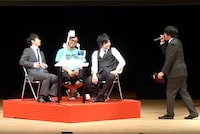 オードリー若林vs平成ノブシコブシ吉村による決勝戦の様子。