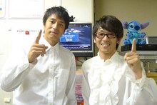 新たな競技・SO-FAを生み出したBコース・ナベ（右）と、ナベの彼女の“お兄ちゃん”チュートリアル徳井。