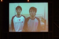 VTR「Let's How to SO-FA」の一場面。ナベと親しいガリットチュウ熊谷が登場。