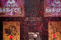 優勝決定の瞬間。じわじわとリーチまで追い詰めた大吉の決まり手は、人柄がにじみ出る名回答だった。