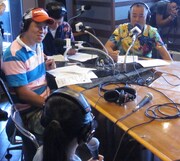 ラジオDJ体験に参加したTIM。ゴルゴは「来年の夏は子ども向けにゴルゴ塾を開きたい」と明かした。