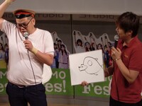 川島の絵描き歌「シャチが犬を食べてる」。