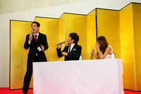 ステージ上で「なんでも質問に答えます！」と息巻いた原西。