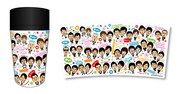 芸人イラストのポップなタンブラーが新登場