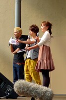 「ロンドンハーツ」DVD発売記念イベントの模様。