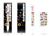 よしもと芸人6色ボールペン、価格は630円。イラストは、くまだまさし、サバンナ、しずる、タカアンドトシ、チュートリアル、NON STYLE、ハイキングウォーキング、はんにゃ、ブラックマヨネーズ、フルーツポンチ、森三中、もう中学生の全12組。