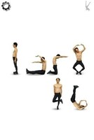 iPhoneアプリ「江頭2:50のオレが時計だ」に搭載されている「人時計」。