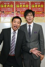 フォトセッションの一場面。写真はナイツ。