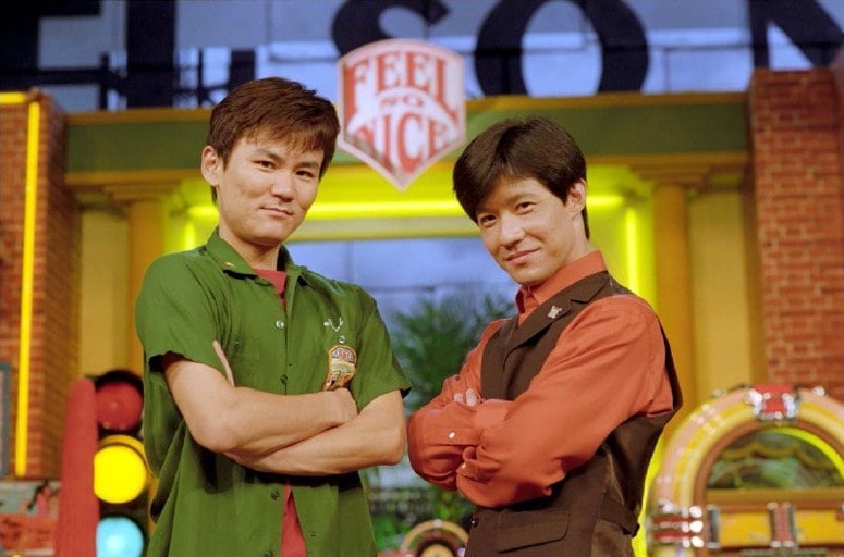 「ウンナンの気分は上々。」DVDを2巻同時発売するウッチャンナンチャン。(c)TBS