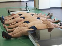 「デブ検証」の一場面。