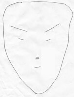 似顔絵史上最も判別が困難と思われる。