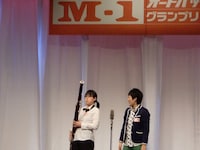 空想旅行。「笑う妖精」（テレビ朝日）でも登場したファゴットを漫才に起用。