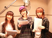 「これをキッカケに武道館のライブを3人で計画してるんです。CD発売も夢じゃないなと。来年の紅白も見えてきました!」と、はしゃぐ3人。(c)ABC