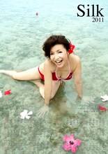 写真は、シルクカレンダー2011（水着バージョン）。