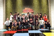 「第32回ABCお笑い新人グランプリ」記者会見の模様。左からアイロンヘッド、トット、さかなDVD、さらば青春の光、ダブルアート、GAG少年楽団、ミルクボーイ、尼神インター。(ソーセージ、ウーマンラッシュアワーは欠席)(c)ABC