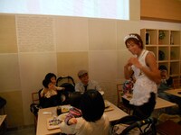 来客にラブ注入する楽しんご♥。