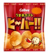 新商品「うま辛ポテト ヒ～ハー!!」のパッケージ。