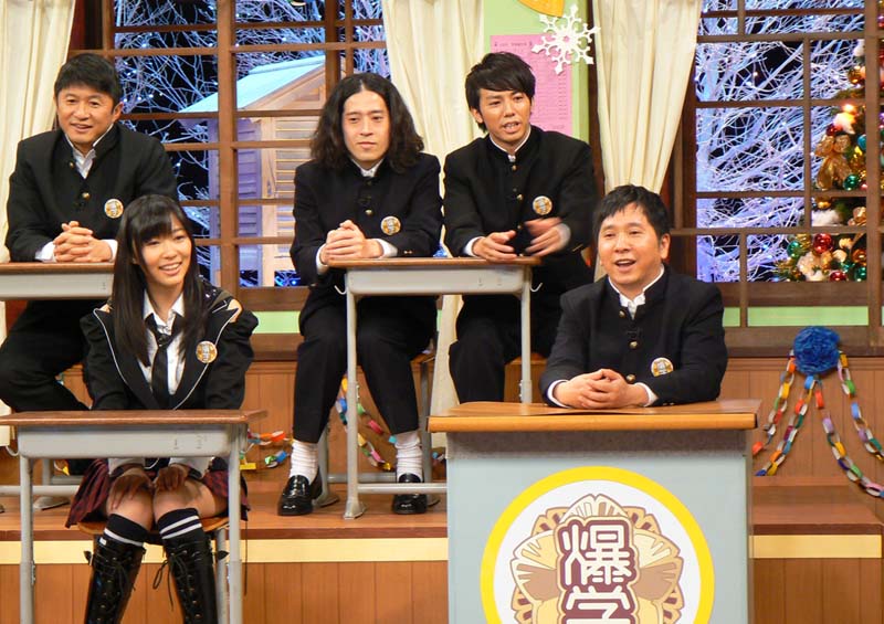12月17日（金）放送のバラエティ番組「爆問学園イキすぎ！規則委員会」の一場面。(c)テレビ朝日