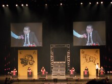 サバイバル戦に登場したレイザーラモンRGは終始AB蔵のキャラを貫き、司会・浅越ゴエの質問に「その質問には答えられません」「そのような事実はありません」を繰り返した。