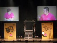 大吉は「すべての草食動物を代表して、窮鼠猫を噛む勢いでがんばる」とコメント。ケンコバは、今大会中すべての対戦相手の名前を間違えるという流れで通した。