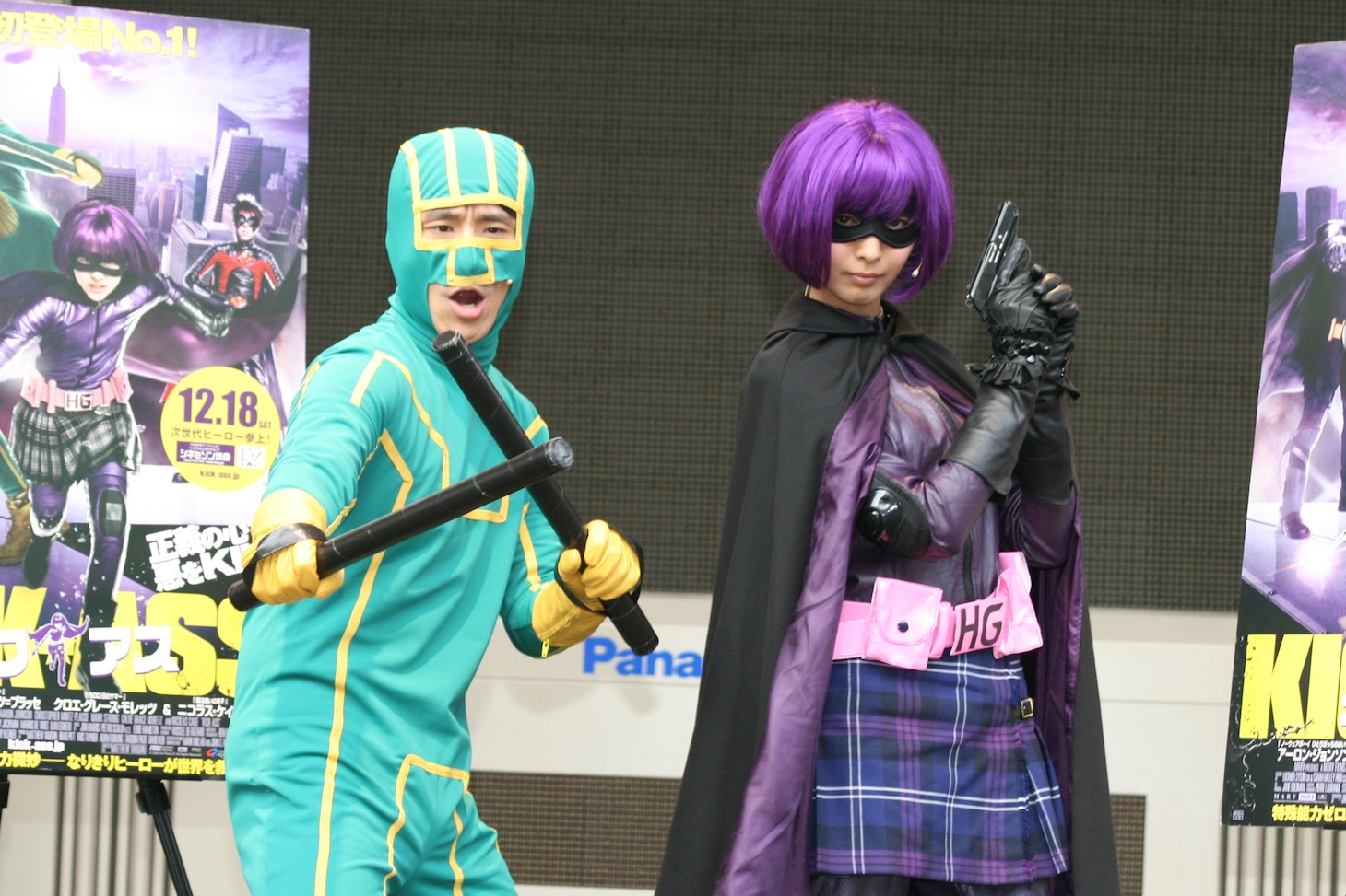 フォトセッションの一場面。