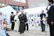 「第4回 芸協らくごまつり」に登場した会長・桂歌丸（中央）ほか、ナイツ、三遊亭小遊三、春風亭昇太ら。