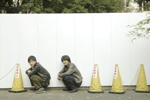 「SODA」のインタビューページに登場したジャルジャル。(c)ぴあ