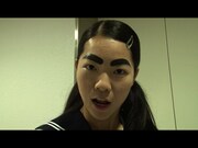 新番組を紹介するテレビCM「宣言」編のイモト。