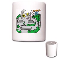 写真は貯金箱。定価は2058円。