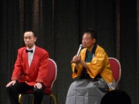 外国で芸をやる上で、現地のタブーを知ることが大事と語った鶴笑。「国と国はケンカしていても、人と人は仲良くなれる」と訴えた。