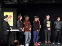 白組の出場者たち。イカルス渡辺やダブルネームら飛びぬけた歌唱力を持つ人たちが目立つ。