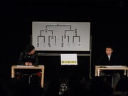 最終問題は数々の名舞台を作り上げた俳優でもある美輪明宏についてのお題。両者猛スピードで書き始めたが、誰もが暗誦できるあの電話番号をいち早く書き上げた宮崎に会場からは割れんばかりの歓声が。