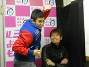 品川に「ブームを作るのは……」と振られると、「俺だー！」と威勢よく叫んだ。