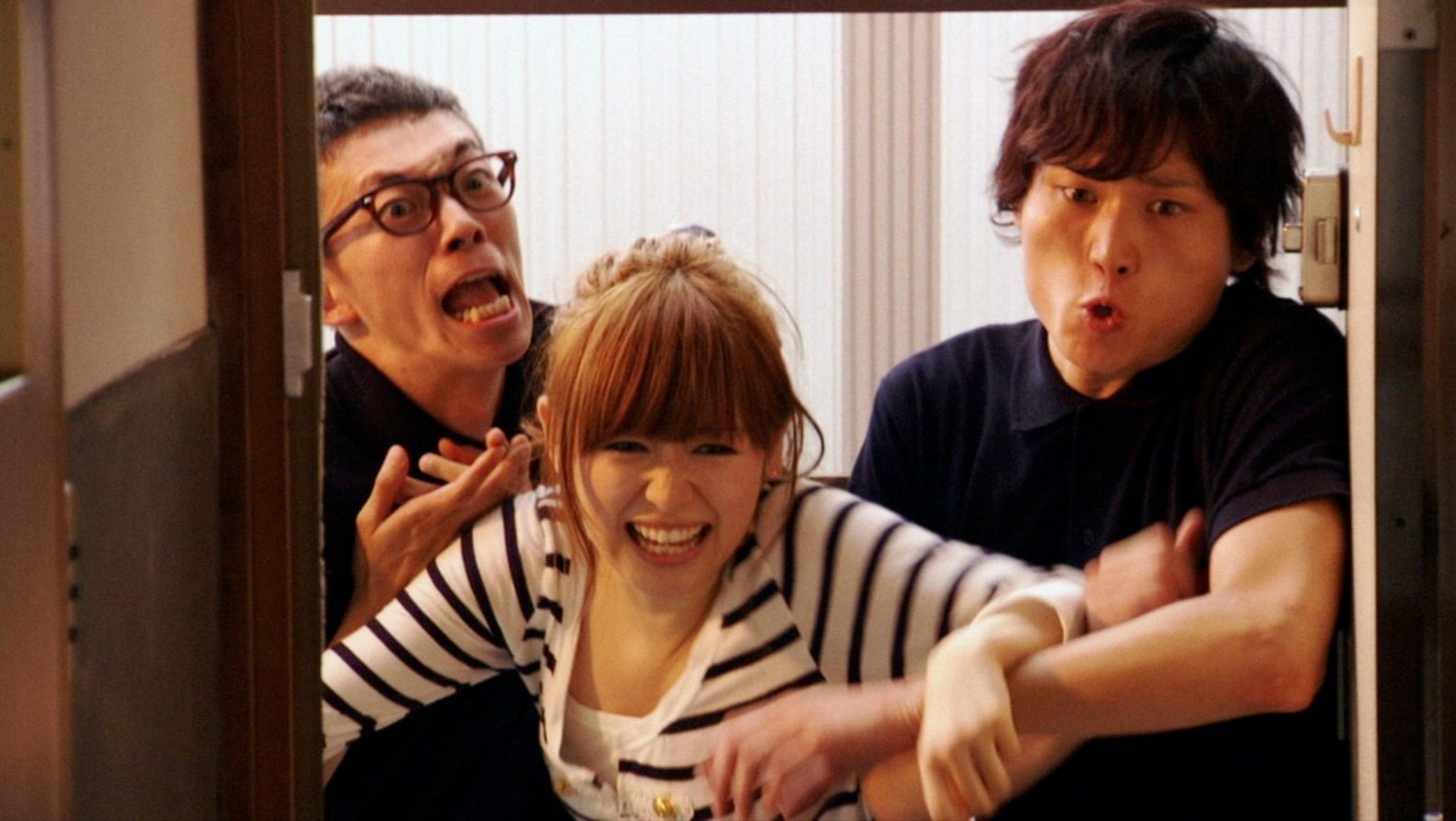 日本大学藝術学部の卒業制作映画「笑ったもん勝ち！」の一場面。