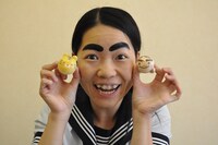 新スイーツ「イモトわたろん」をプロデュースしたイモトアヤコ。