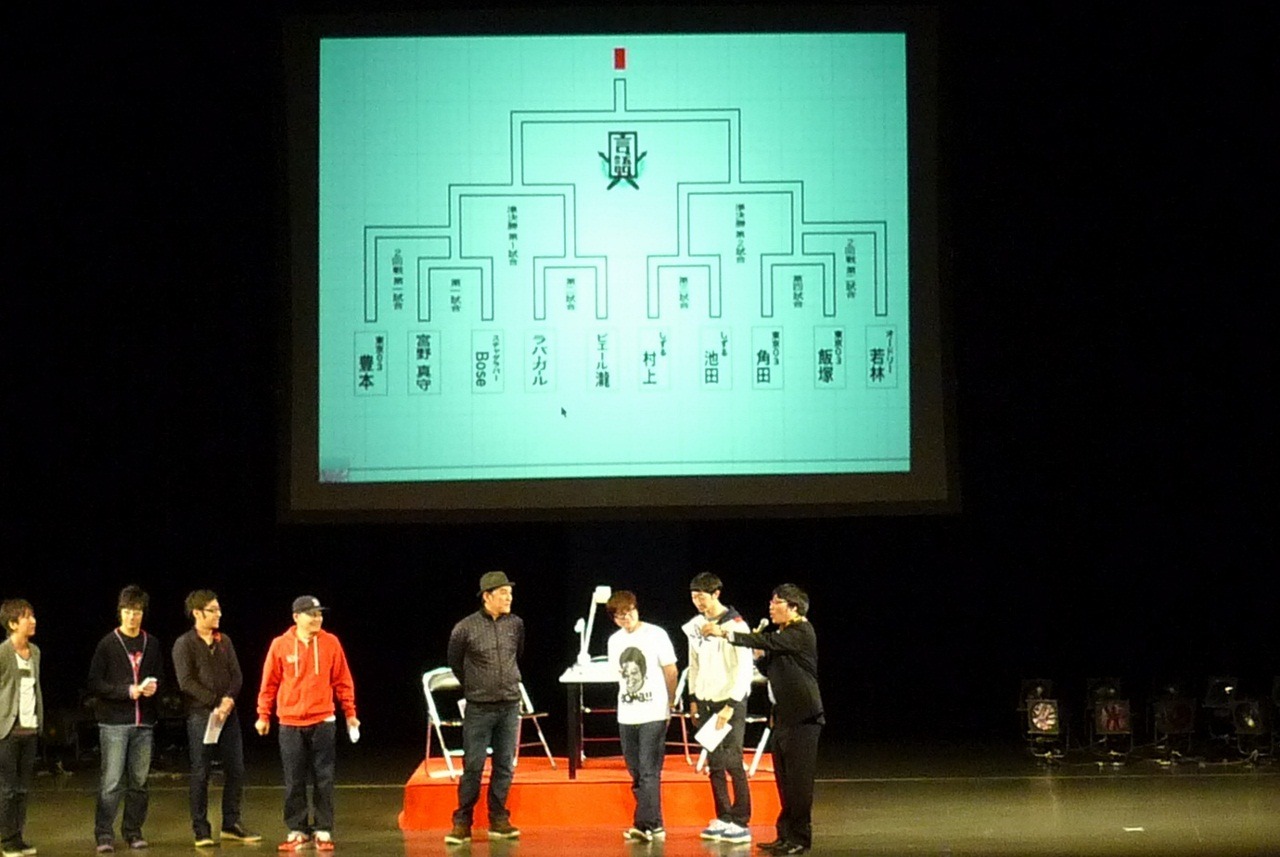 オープニングでは、くじ引きで対戦相手を決定。集まったメンバーを見た山里は「ロボットコンテストの決勝戦に出てくるような面子」と感想を漏らした。