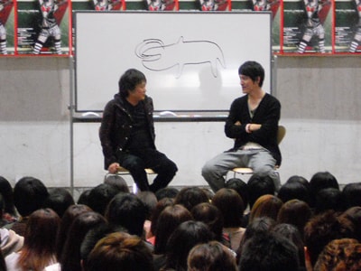 よしもとクリエイティブカレッジ（YCC）の特別講義に講師として登場したほっしゃん。とココリコ田中。テーマは「動物にみる発想法」。