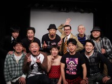 浅井企画主催の新ライブ「お笑いマッハライブ」に出演した、ずん、エネルギー、イワイガワ、流れ星、チョイチャック、しゅく造め。今後毎月第1金曜日に渋谷シアターDにてこのメンバーでライブを行う。