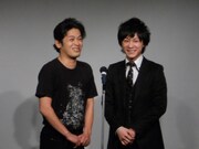 漫才を披露した流れ星。“ウケてなくてもウケているように見える”ちゅうえいイチオシの魔法のようなギャグも健在。メンバーの中で1番若い32歳とのこと。