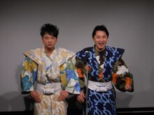 エネルギーは得意の狂言を活かした漫才を披露。本日2月5日からは福岡を皮切りに全国7カ所で開催される「現代狂言～おかげさまで5周年～現代狂言V『狂言とコントが結婚したら？』」に出演。