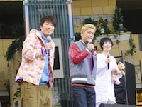 ロンドンブーツ1号2号と鳥居みゆき。