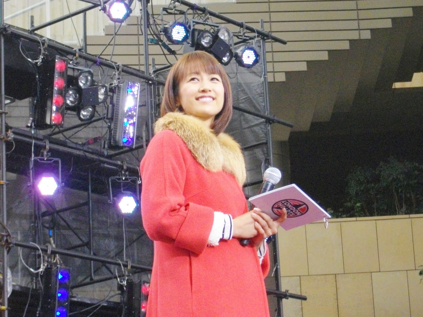 イベントの進行を担当したテレビ朝日の前田有紀アナ。
