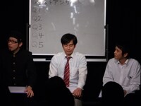 準決勝第2試験はイワイガワ井川、ハマカーン浜谷、ダブルブッキング川元。「ペニシリンの使用効果は？」などのお題で好解答が連発。