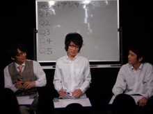 最終決戦は、ダーリンハニー吉川、ダブルブッキング川元、学校推薦枠のハマカーン神田。川元の答えが冴え渡り見事すべてのお題でベストアンサーを勝ちとった。