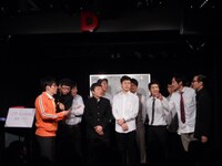 エンディングでは、観客による優勝者予想の投票結果を発表することに。一番人気は前回優勝者の井川。最低人気を発表するかどうか飯尾先生が悩んでいると、横から井川が結果を盗み見て「テキサス0票」とバラしてしまった。