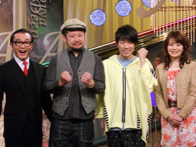 4月からNHK総合で放送されることになった「Shibuya Deep A」。会見には、レギュラー出演者のロンドンブーツ1号2号・田村淳、ケンドーコバヤシ、茂木淳一、橋本奈穂子アナウンサーが出席した。