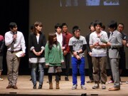 審査員特別賞を受賞したにっぱちとはりねずみ。2組とも受賞を大いに喜んだ。