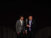 漫才を披露した中川家。レイザーラモンRG＆ギンナナ金成のユニットコントを即興で話題にあげダメ出しするなど、その巧みなトークに会場は大爆笑だった。