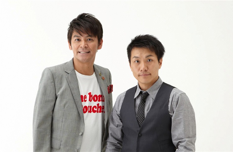 「キキミミ！（仮）」で司会を務めるますだおかだ。月・火・水を岡田、木・金を増田が担当する。