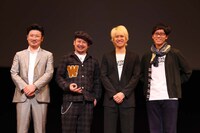 映画「ゴーストライター・ホテル」の舞台挨拶。監督は、数々のバラエティ番組を手がけ、前回の映画祭では映画｢宇宙で1番ワガママな星｣を製作した伊東寛晃テレビ朝日プロデューサー。